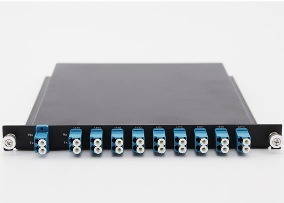 UPG Max IL 2.5dB 1U Pasif Cwdm Multiplexer Rack Mount 8 Saluran 20nm Saluran Spasi pemasok