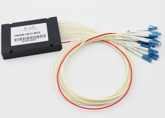 Modul Mux Demux Cwdm Keandalan Tinggi, Modul CWDM 4Ch / 8Ch / 18 Dengan Konektor LC pemasok