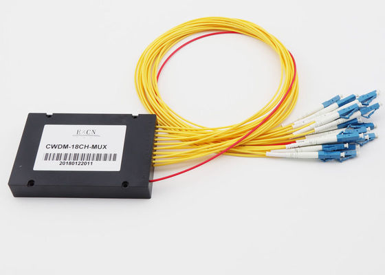 Modul Mux Demux Cwdm Keandalan Tinggi, Modul CWDM 4Ch / 8Ch / 18 Dengan Konektor LC pemasok