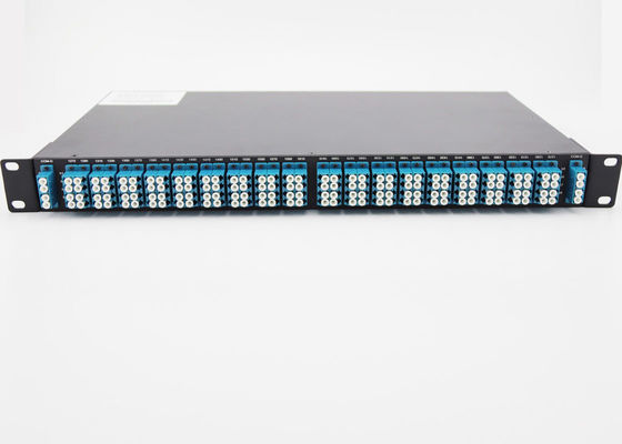 Data Center 1270 - 1610NM CWDM Mux Demux 500mw Nilai Daya Rugi Penyisipan Rendah pemasok