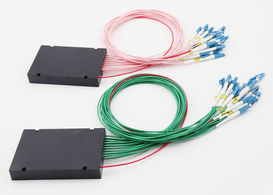 8 Saluran 100G DWDM Mux Demux UPG Port LC / Konektor UPC Panjang Disesuaikan pemasok